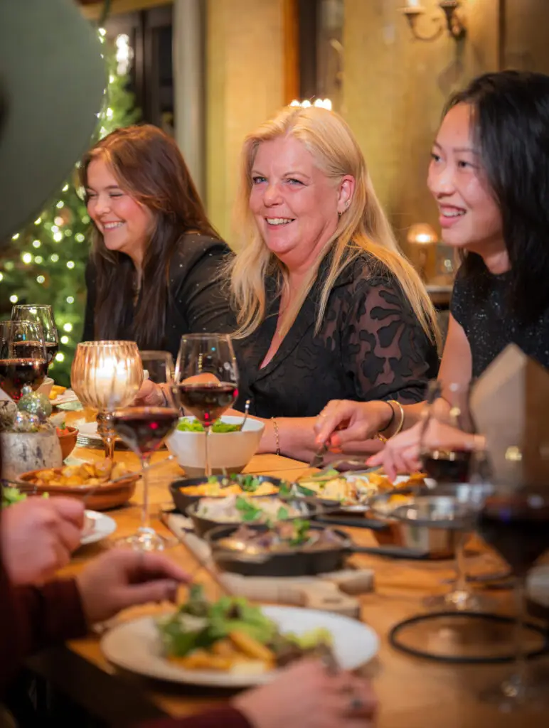 kerstdiner bij Liesbeth's grand Café in Horst centrum